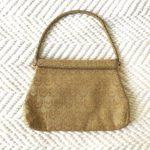 Vintage 1960s Gold Scalloped Grillot French Purse